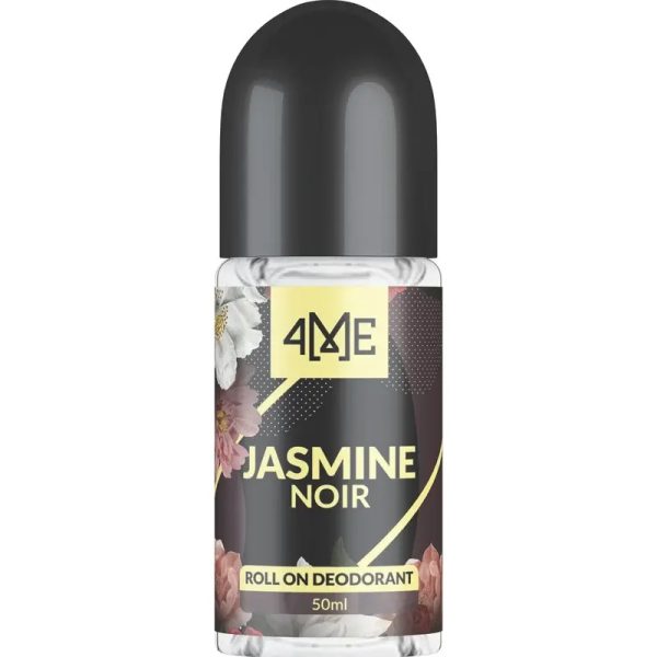 4ME Jasmine Noir Roll-On Deodorant | 50ml | Long-Lasting Freshness & Odor Protection for Women