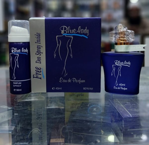Blue Lady Combo Pack – Sellon Perfume (40ml) & Deo Body Spray (50ml) | Long-Lasting Feminine Fragrance