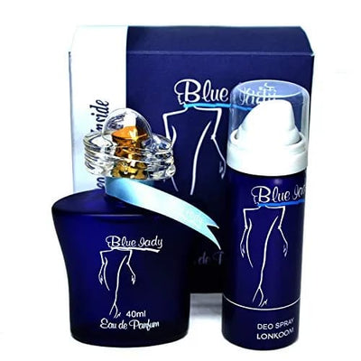 Blue Lady Combo Pack – Sellon Perfume (40ml) & Deo Body Spray (50ml) | Long-Lasting Feminine Fragrance